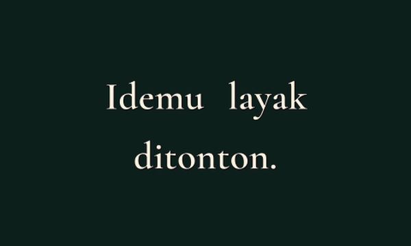 Contoh gaya subtitle Cinema